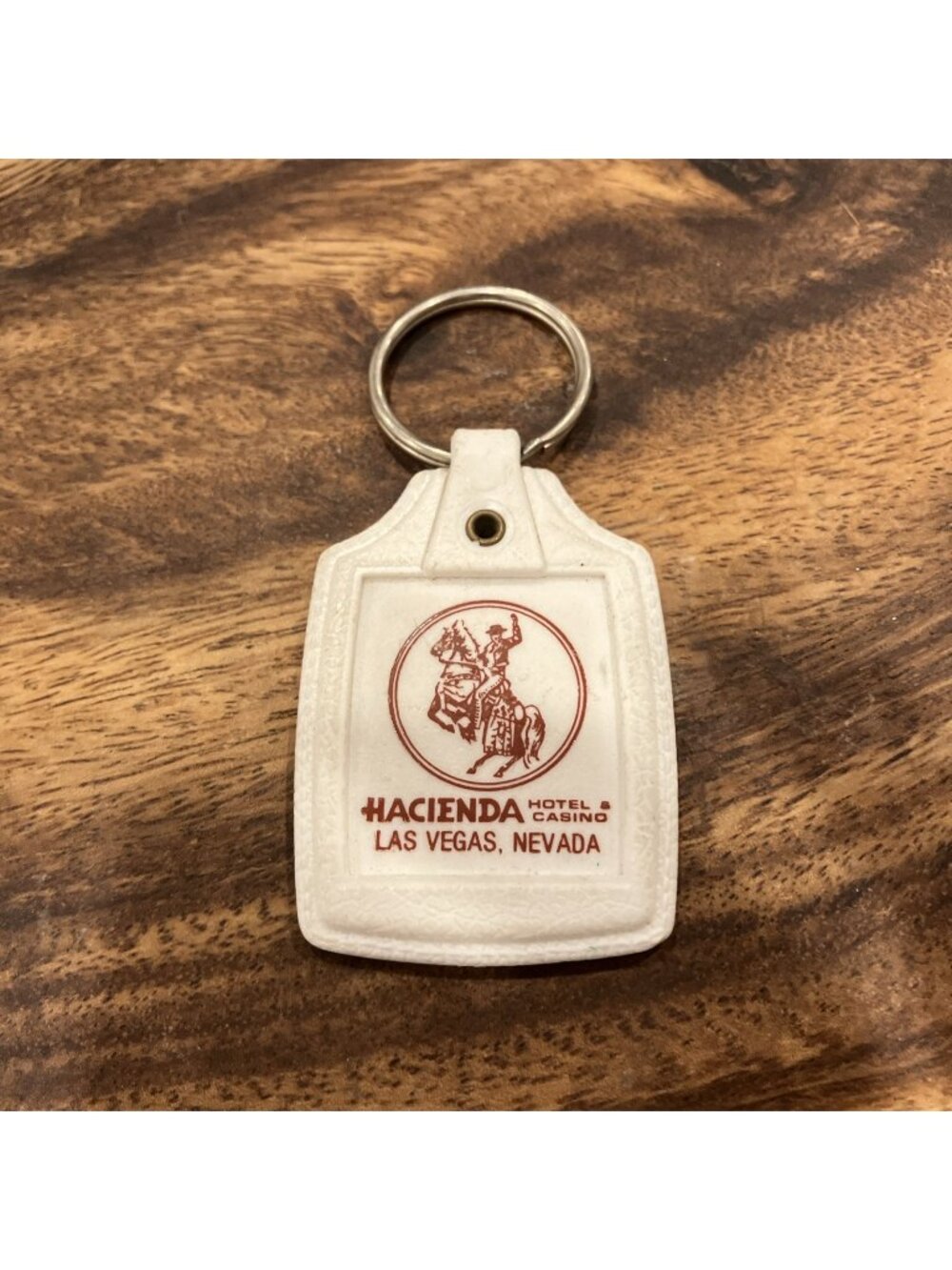 HACIENDA HOTEL & CASINO LAS VEGAS Keychain PVC Split Ring Logo